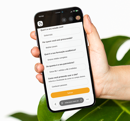 Recursos de segurança no Relação S: Encontros e Namoro